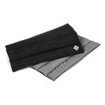 Leopet Coperta da Viaggio Oxford a Nido d'ape nero / grigio