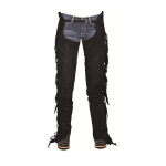 HKM Showchaps con Frange in Cuoio