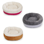 Leopet Idra Cuccia a ciambella per cani e gatti 60 x 17 cm