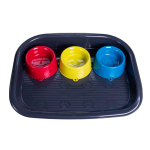 Leopet Vassoio Antisporco Trio per cani e gatti 52 x 41 x 9 h cm