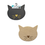 Leopet Tappetino Multiuso a forma di gatto - 37 x 43 cm